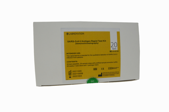 Rapid Antigen Test Kit CoV-19 Antigen Rapid Test Kit 20 Tests Kit Simple Operate Professional Use
