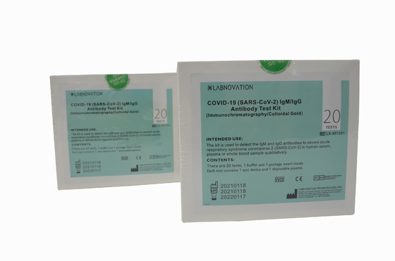 Rapid Antibody Test Kit ISO9001 Qualitative Detection Rapid IgG IgM Test Kit Antibody