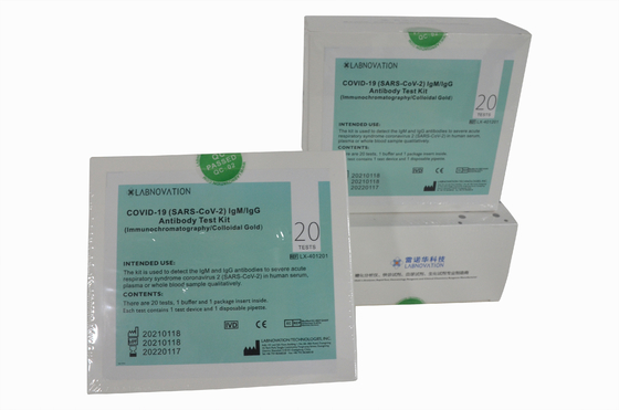 Rapid Antibody Test Kit 20 Tests CoV-19 IgG/IgM Antibody Fast Detection Kit High Accuracy