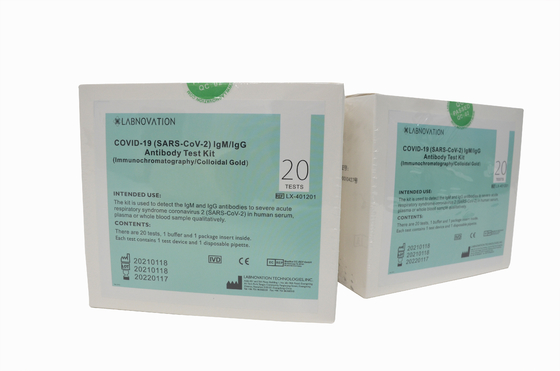 CoV-19 IgG/IgM Antibody Rapid Test Kit 90% Specificity For Detention Center