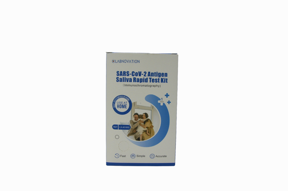 Labnovation SARS CoV 2 Antigen Saliva Rapid Test Kit Self Test Single Package