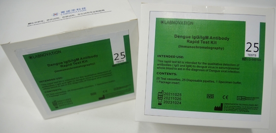 95% Professional Dengue IgG IgM Rapid Test Kits 25 Tests