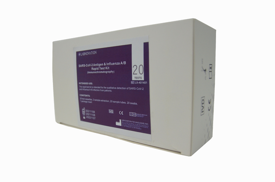 Labnovation Fast Antigen Influenza AB Test Kit 20 Test Cassettes