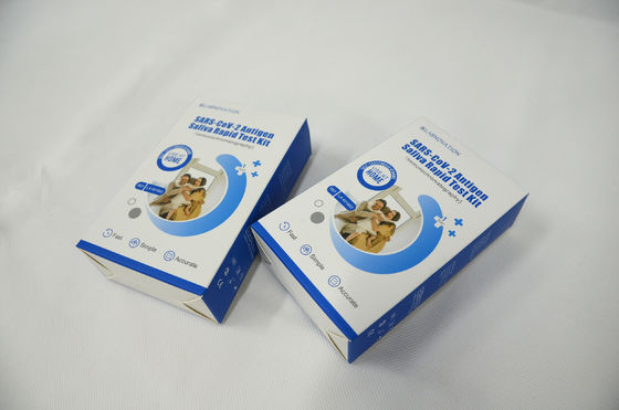 Quality  SARS-CoV-2 Saliva Self Test Kit Single Pack Portable RTK Ag Saliva Test Kit factory