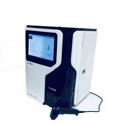 90 Seconds HPLC HbA1c Analyzer Whole Blood / Pre Diluent Sample 10&quot; Full Color LCD Display
