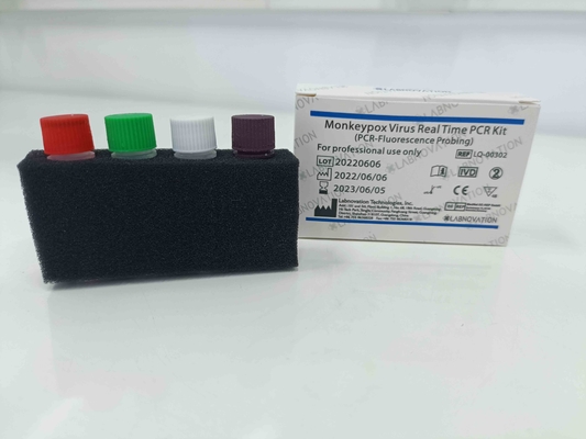 Real Time Monkeypox PCR Test Kit FAM Detection Channels Frozen Condition Transportation