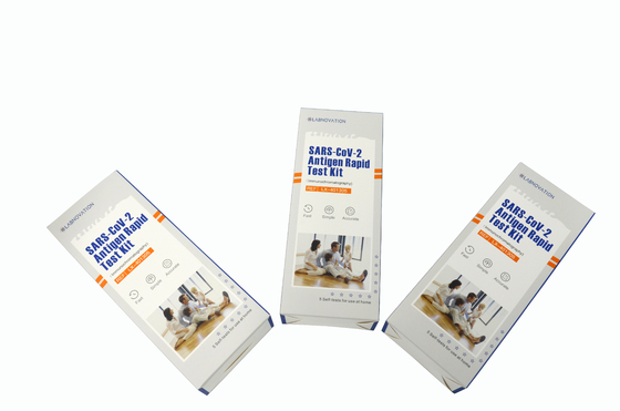 ISO9001 Plastic Sars Cov 2 Antigen Rapid Test Kit Result In 15 Minutes Labnovation Test