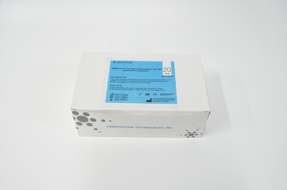ISO 9001 All People Plastic Saliva Antigen Test Kit Immunochromatography