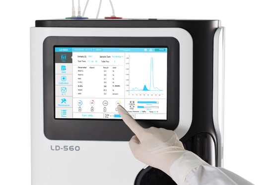 LD-560 HbA1c Rapid Test Analyzer Big Capacity Fully Automatic HbA1c Analyzer