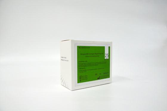 95% Accuracy White Dengue NS1 Antigen Test Kit Rapid Chromatographic Immunoassay