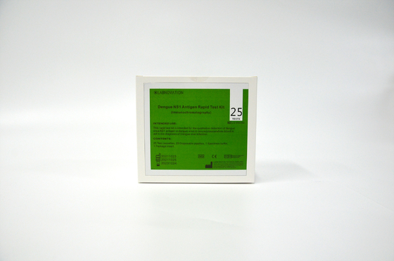 95% Accuracy White Dengue NS1 Antigen Test Kit Rapid Chromatographic Immunoassay