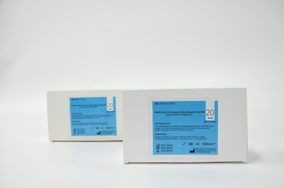 98.02% Accurate Rapid Antigen Saliva Test Kit 20 Tests Per Box