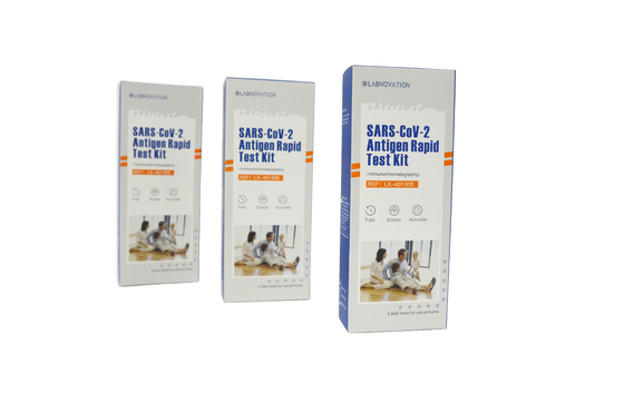 ISO9001 Plastic Sars Cov 2 Antigen Rapid Test Kit Result In 15 Minutes Labnovation Test