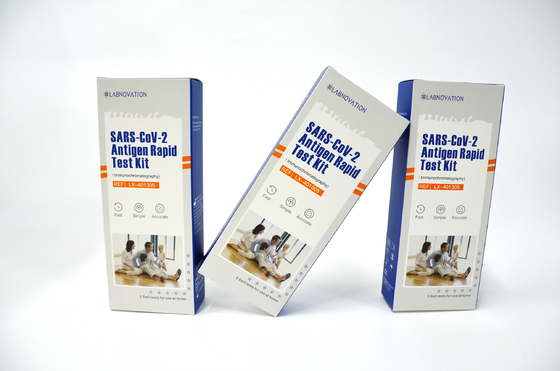 ISO9001 Plastic Sars Cov 2 Antigen Rapid Test Kit Result In 15 Minutes Labnovation Test
