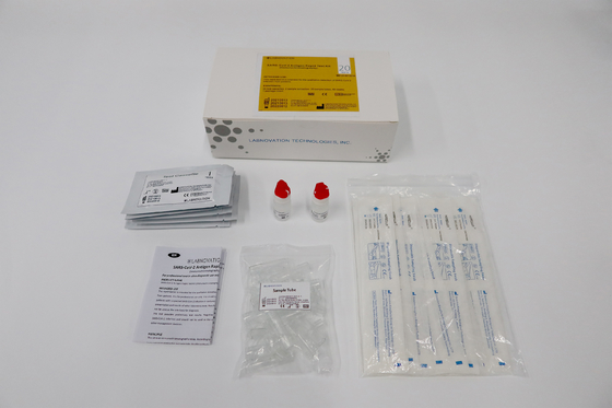 Disposable SARS-CoV-2 Cassette RTK Antigen Test Kit High Specificity Labnovation Test