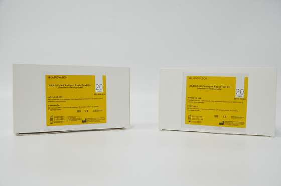 100.00% Specificity SARS-CoV-2 Antigen RTK Test Kit 20 Tests Labnovation Test