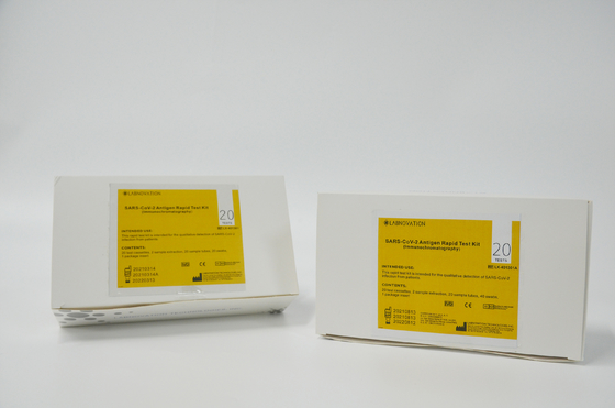 100.00% Specificity SARS-CoV-2 Antigen RTK Test Kit 20 Tests Labnovation Test