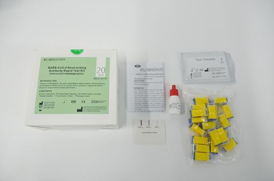 One Step Covid Neutralizing Antibody Test Kit Lateral Flow Immunoassay Intended