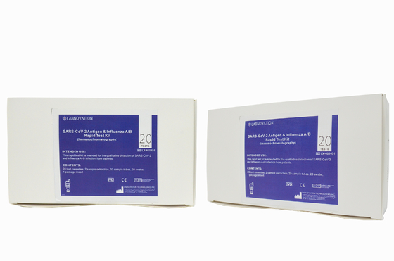 Quick Check COVID-19 Influenza Test Kit Comprehensive Rapid Flu Swab Kit