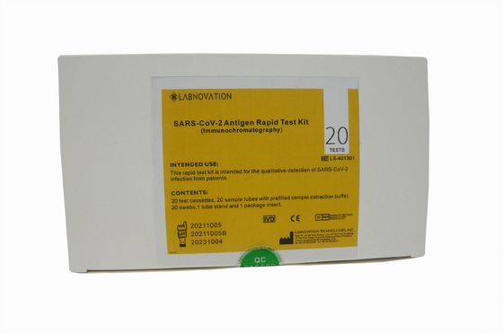 One Step Antigen Rapid Test Kit Nasal Swab CE Certificated For SARS-CoV-2