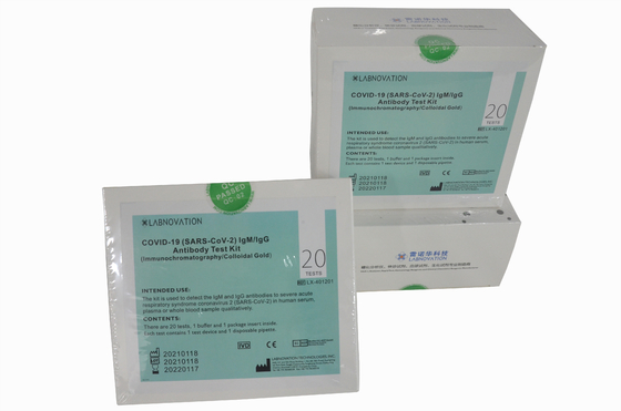 Rapid Antibody Test Kit 20 Tests CoV-19 IgG/IgM Antibody Fast Detection Kit High Accuracy