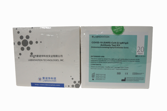 CoV-19 IgG/IgM Antibody Rapid Test Kit 90% Specificity For Detention Center