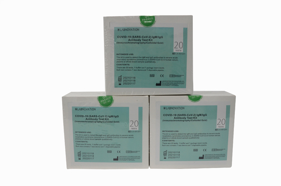 Disposable 20 Test Professional Rapid Rtk Antibody Test Kit IgG/IgM