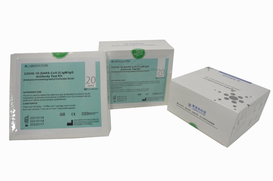 Disposable 20 Test Professional Rapid Rtk Antibody Test Kit IgG/IgM