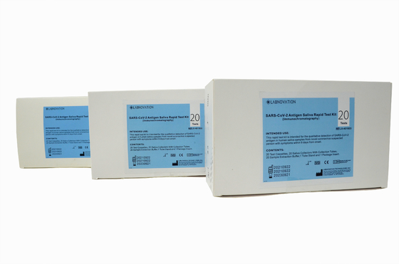 Labnovation Cassette Saliva Antigen Rapid Test Kit 98.02% Accuracy