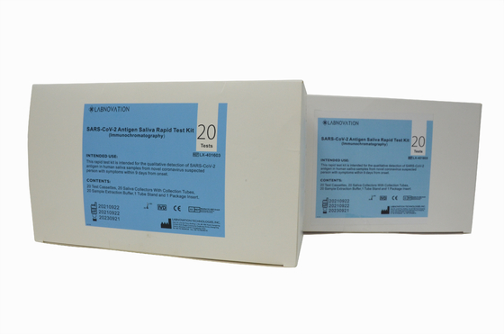 High Specificity CoV-19 Saliva Antigen Test Kit 20 Tests RTK Ag Saliva Test Kit