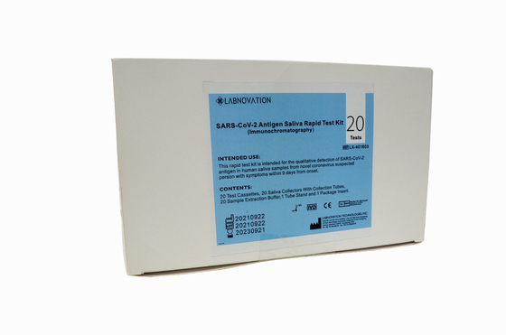 ISO9001 Time Saving KKM Saliva Antigen Test Kit For School