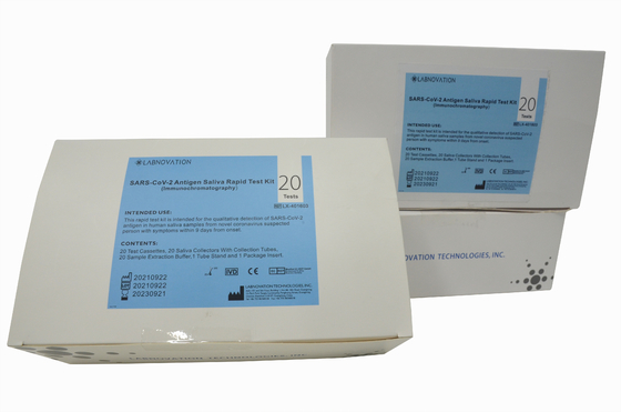 ISO9001 Time Saving KKM Saliva Antigen Test Kit For School