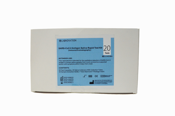 CE MSDS Rapid Antigen Test Kit Saliva RTK Test Kit 99% Specificity