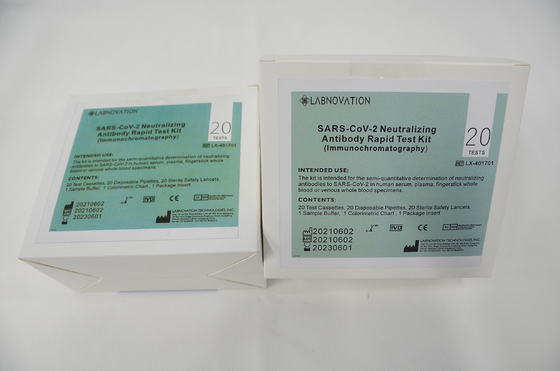 ISO13485 Rapid Neutralizing Antibody Test Kit 95.00% Acuracy