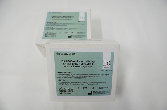 ISO9001 Universal Neutralizing Antibody Test Kit Whole Blood Serum Plasma Specimen