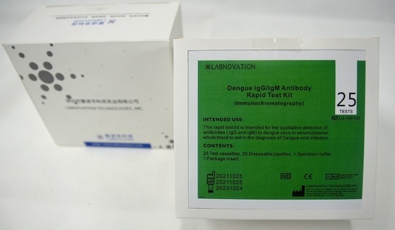 ISO13485 15 Min Dengue Antibody IgM IgG Test Kit For Hospital Clinic
