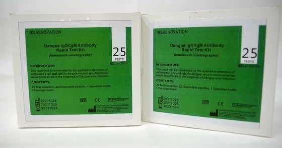 95% Accuracy 30ul Antibody IgG IgM Test Kit For Dengue Viral Infection