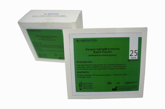 30ul Little Specimens Dengue Antibody Igm Igg Test Kit ISO 13485