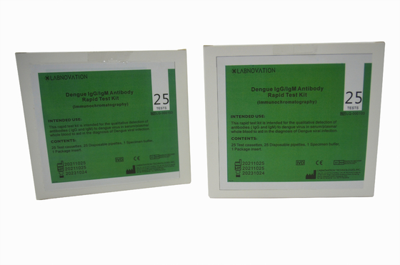 95% Accuracy 30ul Antibody IgG IgM Test Kit For Dengue Viral Infection