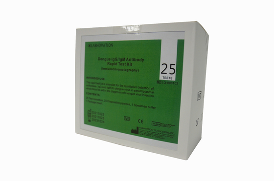 30ul Little Specimens Dengue Antibody Igm Igg Test Kit ISO 13485