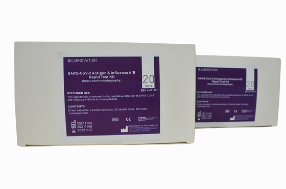 Professional CoV-19 Antigen Influenza AB Test Kit 20 Tests