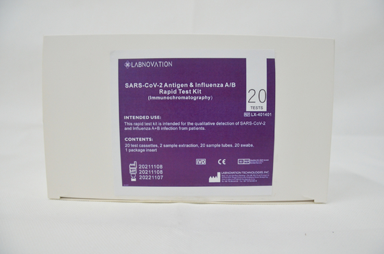 CE SARS-CoV-2 Antigen Influenza A B Test Kit High Accuracy