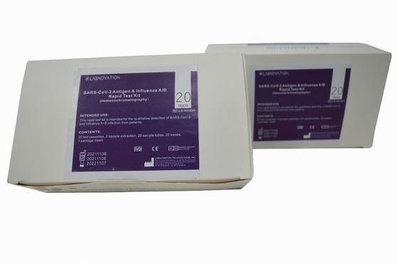 CE SARS-CoV-2 Antigen Influenza A B Test Kit High Accuracy