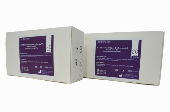 Nasal Swabs COVID-19 Antigen Influenza AB Test Kit 90% Accuracy