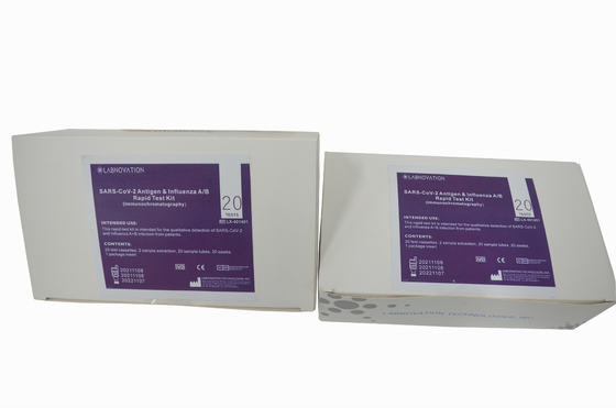Nasal Swabs COVID-19 Antigen Influenza AB Test Kit 90% Accuracy