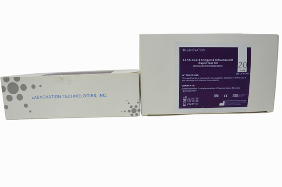 Oropharyngeal Swab Rapid Flu Test Kit Combo Antigen Influenza A &amp; B Test Kit