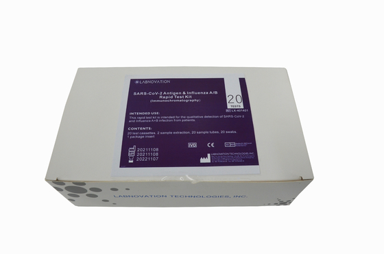 ISO13485 NS NP OP Influenza AB Test Kit 90% Specificity