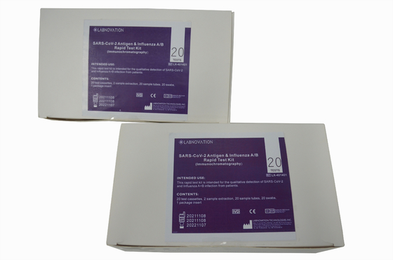 ISO 13485 Professional Influenza AB Test Kit Flu Swab Antigen Kit
