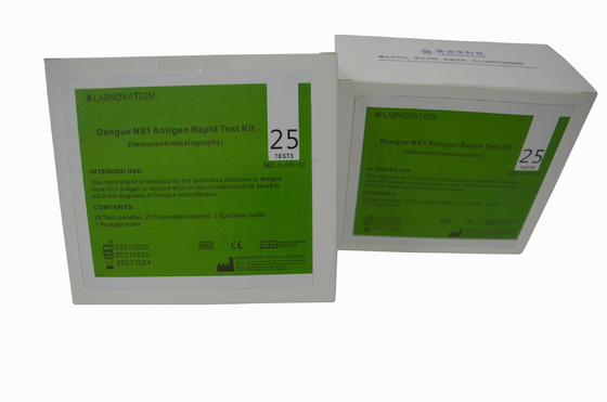 25 Tests Medical Dengue NS1 Rapid Test Kit OEM ODM