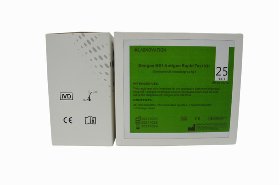 25 Tests Medical Dengue NS1 Rapid Test Kit OEM ODM